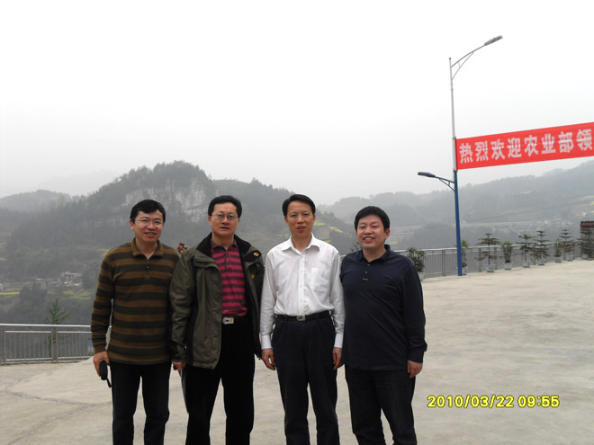 農(nóng)業(yè)農(nóng)村部張?zhí)熳艨値煛㈥愓氯鹃L(zhǎng)到重慶69指導(dǎo)工作